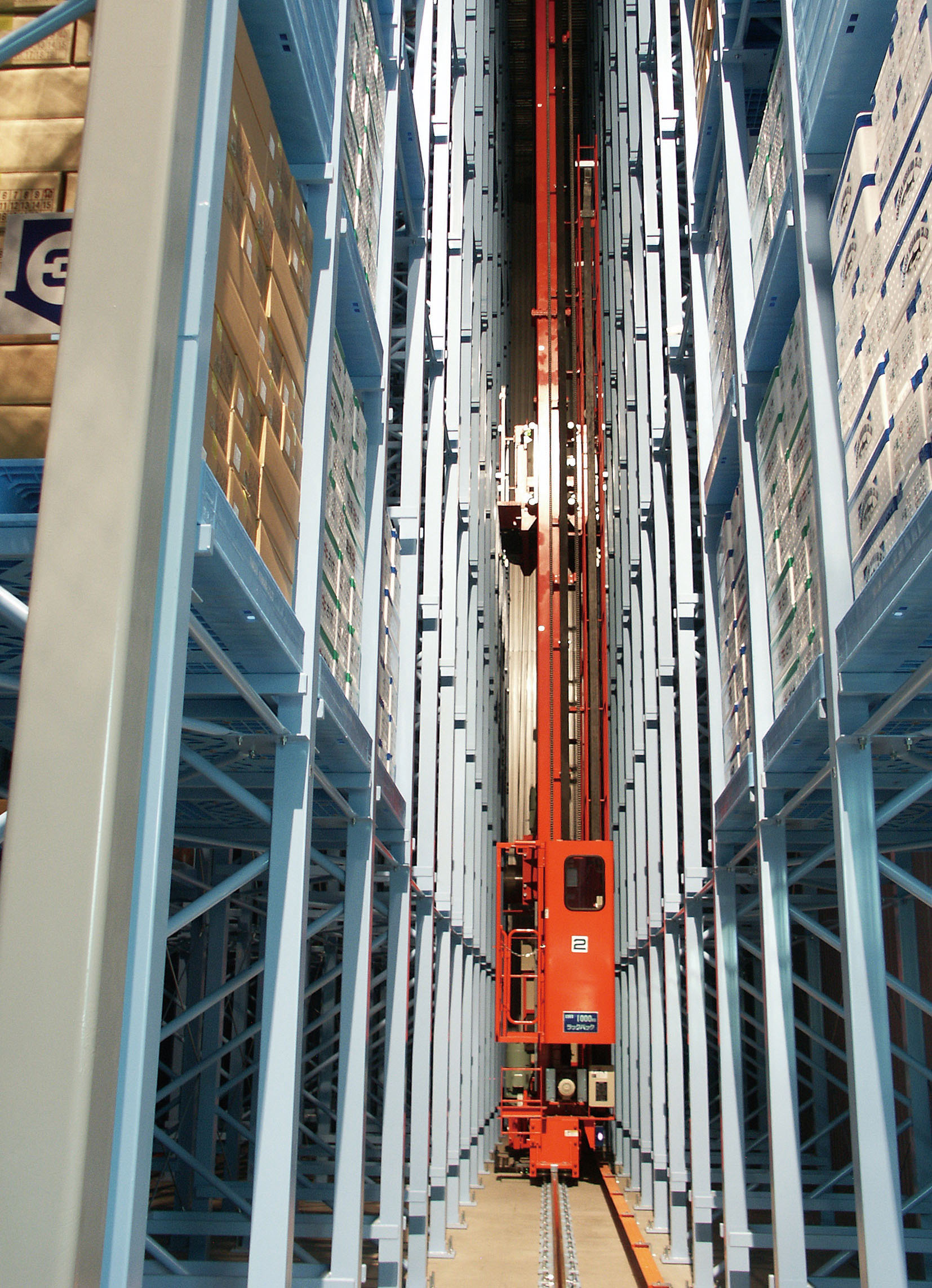 冷凍・冷蔵の自動倉庫の導入事例