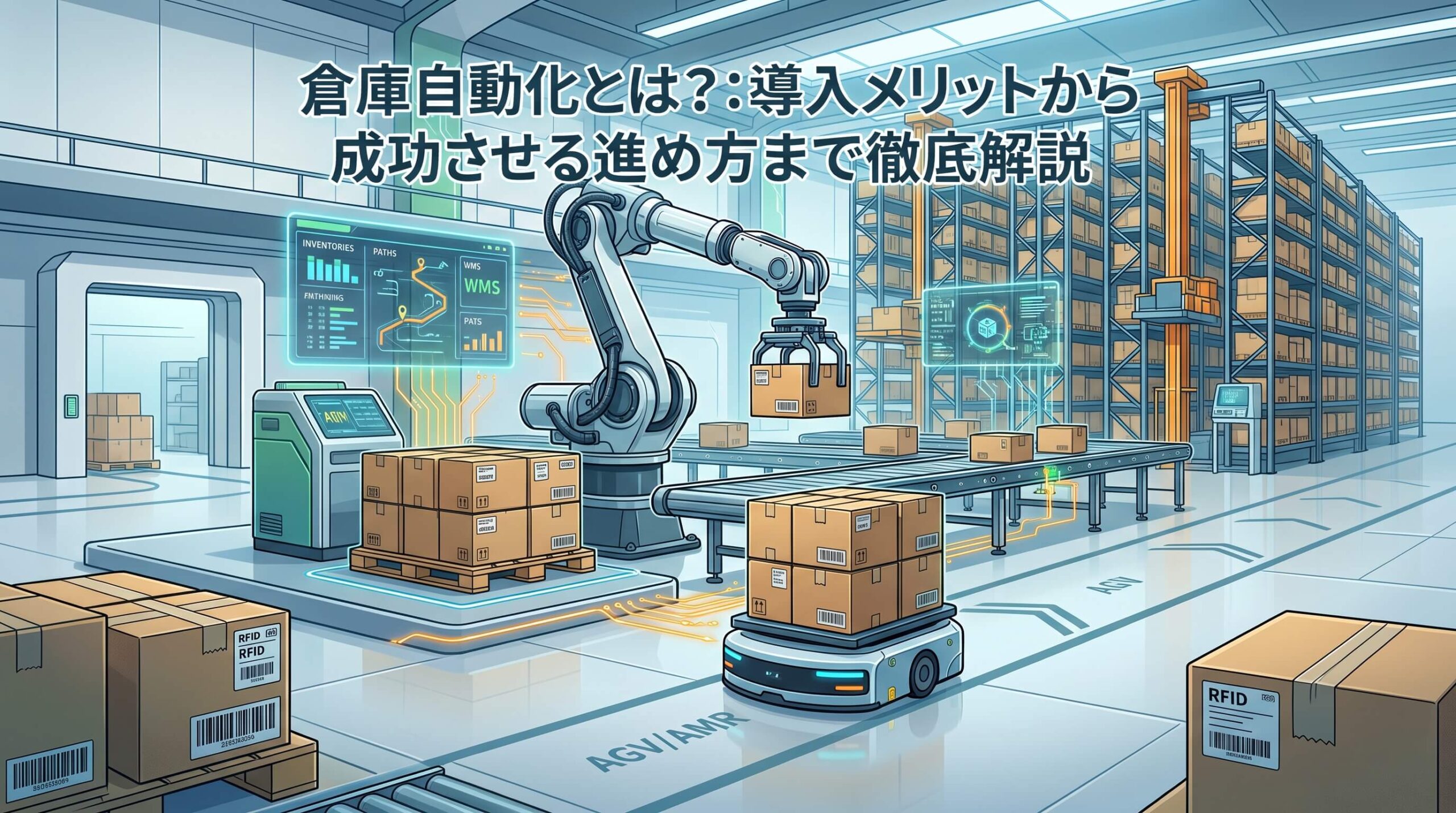 自動倉庫とは？：導入メリットから成功させる進め方まで徹底解説